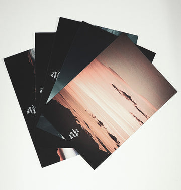 Postkarten Set (5 Stück) - Ein richtig guter Tag