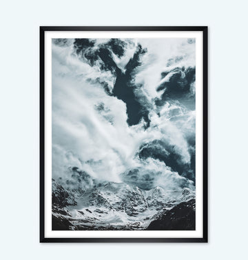 Wolkentanz im Lötschental - Fine Art Print