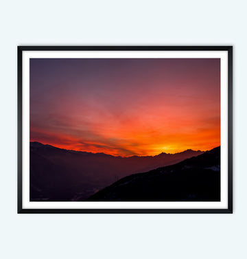 Sunset Unterwallis - Fine Art Print