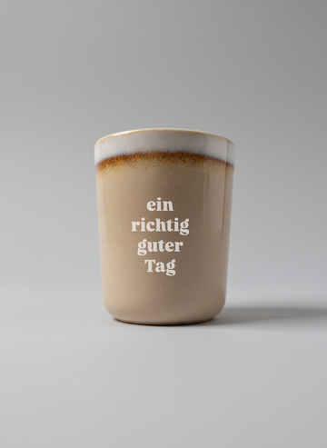 Ein richtig guter Tag - Steingut-Tasse 350ml
