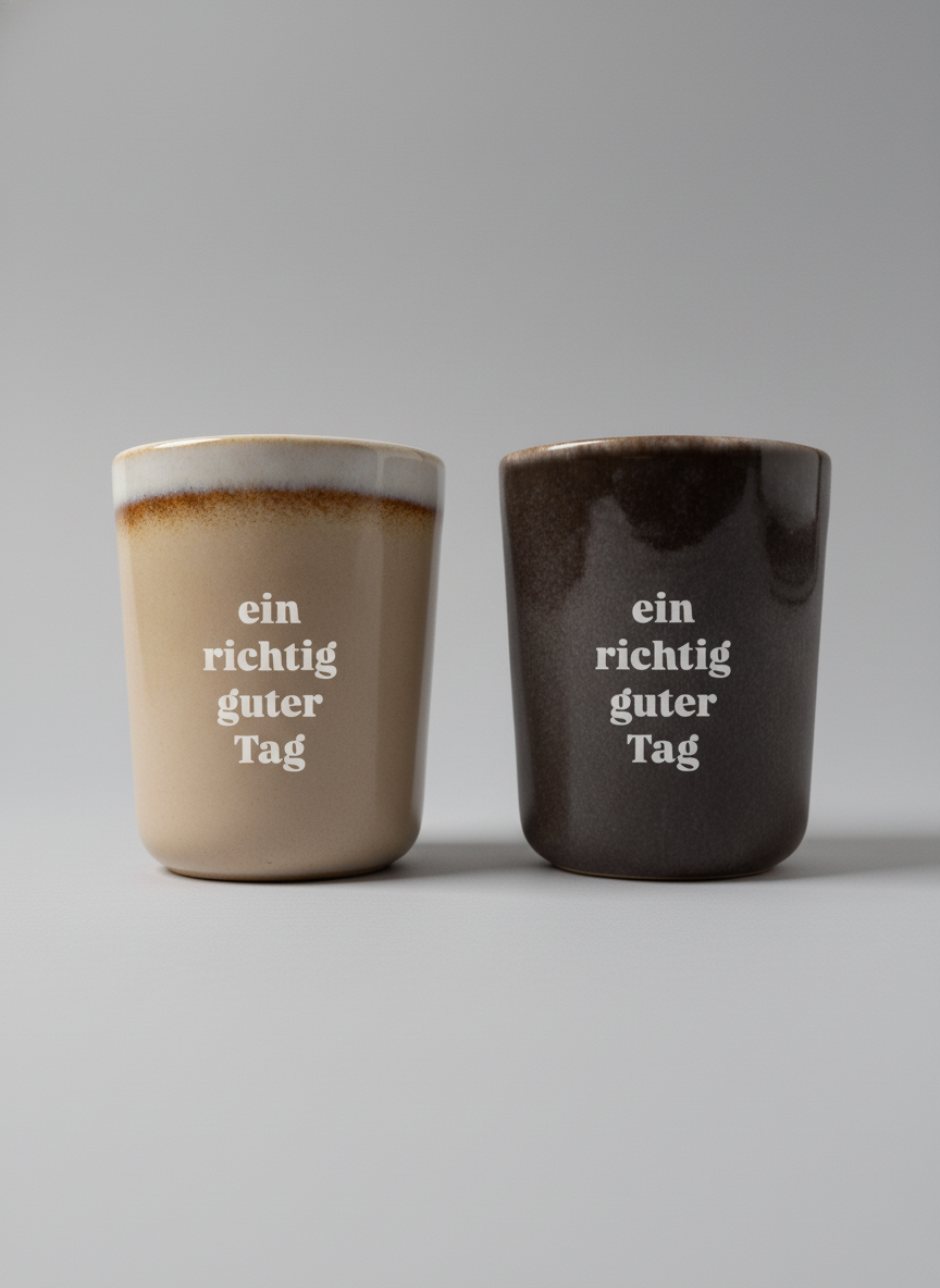 Ein richtig guter Tag - Steingut-Tasse 350ml